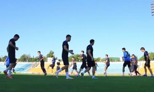 Видео предыгровой тренировки «Ордабасы»