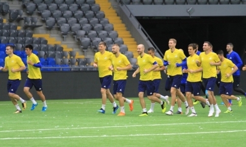 Фоторепортаж с тренировки «Астаны» перед матчем с «Сутьеской»