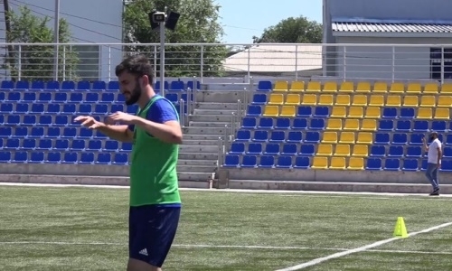 Видео предыгровой тренировки «Жетысу Б»