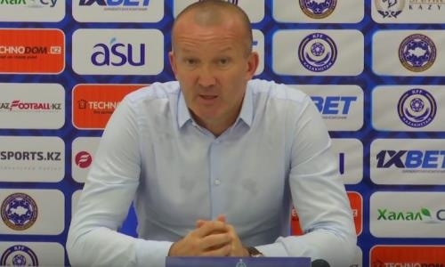 Видео послематчевой пресс-конференции Григорчука игры Лиги Чемпионов «Астана» — «Сутьеска» 1:0