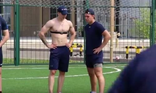 Видео тренировки «Барыса» на УТС