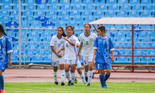 Фоторепортаж с товарищеского матча женских команд Казахстан U-17 — Узбекистан U-17 1:1