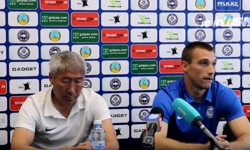 Видео предматчевой пресс-конференции Садуова игры Лиги Европы «Иртыш» — «Тракай»