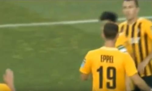Видео второго гола Эппеля матча Лиги Европы «Кайрат» — «Энгордани»