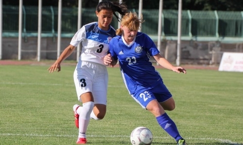 Фоторепортаж с товарищеского матча женских команд Кыргызстан U-17 — Казахстан U-17 1:5