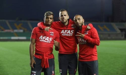 Фото с тренировки АЗ в Алматы