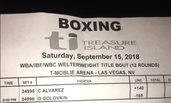 Казино в Лас-Вегасе опозорилось, перепутав весовую категорию и титул Головкина