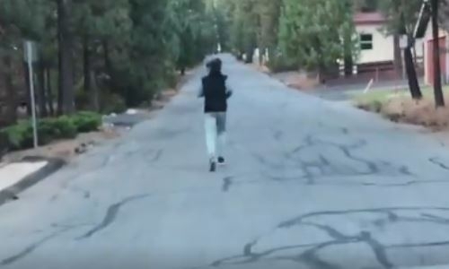 Видео с пробежки Головкина на тренировке в Big Bear