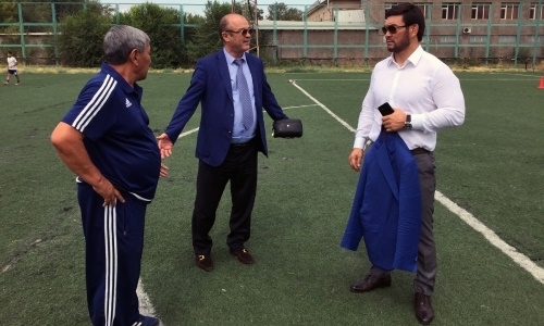Президент «Ордабасы» ознакомился с работой Футбольного Центра