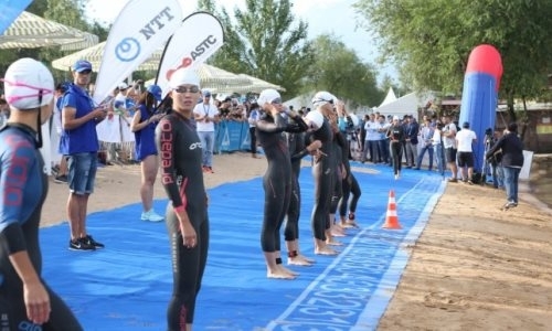 В Алматы на озере «Сайран» стартовал Кубок Азии по триатлону