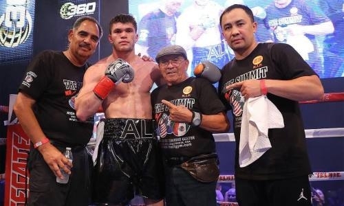 Непобежденный казахстанец из лагеря Головкина выразил благодарность после победы в США