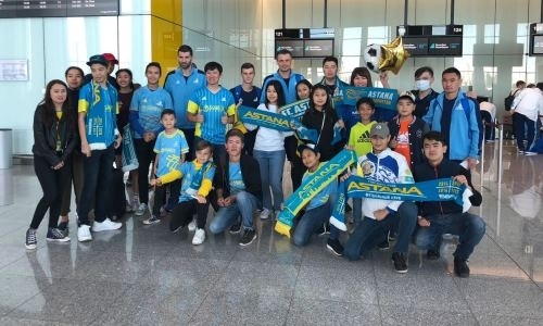 «Астана» вылетела в Хорватию