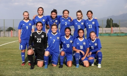 Женская сборная Казахстана до 19 лет в товарищеском матче разгромила Кыргызстан