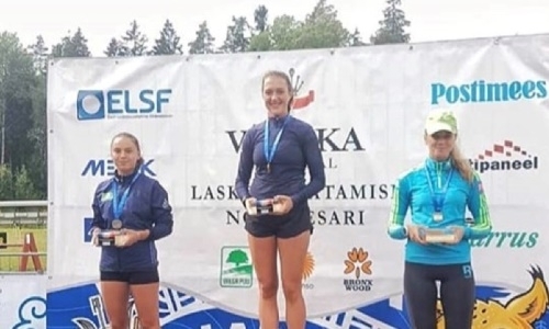 Казахстанские юниорки заняли весь пьедестал открытого чемпионата Эстонии