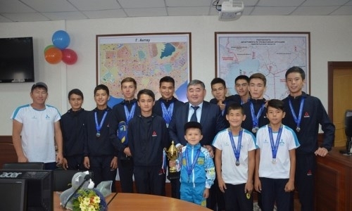 В Актау чествовали призеров VIІІ летнего республиканского чемпионата по пожарно-спасательному спорту