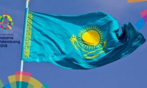 Флаг Казахстана поднимут в атлетической деревне в Джакарте