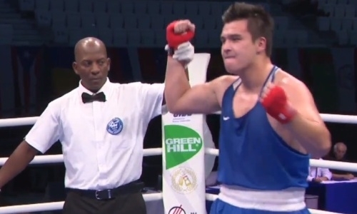 Казахстанский супертяж отправил соперника в нокдаун и выбил капу на МЧМ-2018