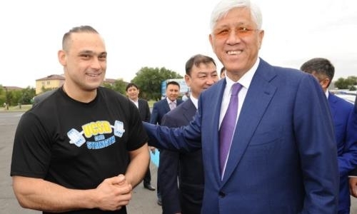Илья Ильин принял участие в праздновании Дня Конституции в Талдыкоргане