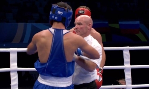 Видео потасовки казахстанского и российского боксеров после финала МЧМ-2018