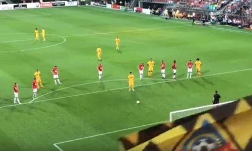 Видео гола Исламхана матча Лиги Европы «АЗ Алкмаар» — «Кайрат»