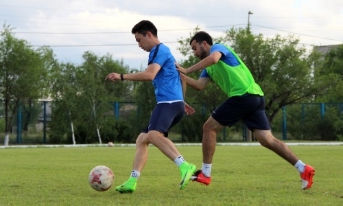 Фоторепортаж с предыгровой тренировки «Экибастуза»