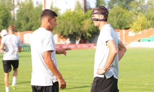 Фоторепортаж с вечерней тренировки «Тобола»