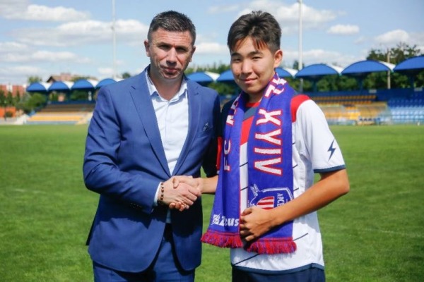 Казахстанские футболисты выходят в Украине на высокий уровень