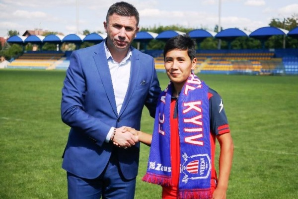 Казахстанские футболисты выходят в Украине на высокий уровень