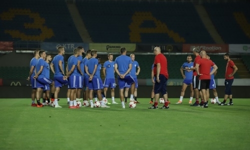 Фоторепортаж с предыгровой тренировки «Сигмы» в Алматы