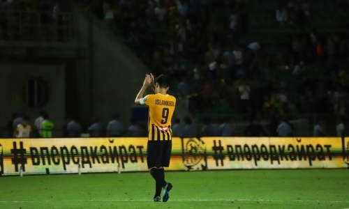 Фото с матча Лиги Европы «Кайрат» — «Сигма» 1:2