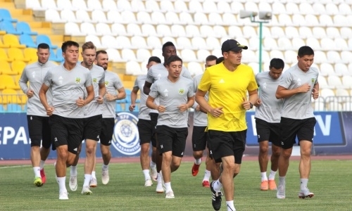 Фото и видео тренировки «Тобола» в Атырау