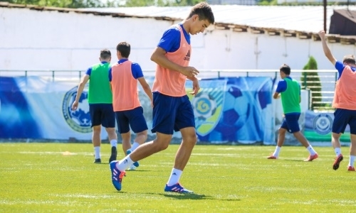 Фоторепортаж с предыгровой тренировки «Жетысу Б»