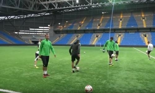 Видео предыгровой тренировки «Кызыл-Жара СК» в Астане