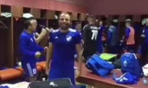 Видео из раздевалки «Жетысу» после яркой победы над «Актобе»