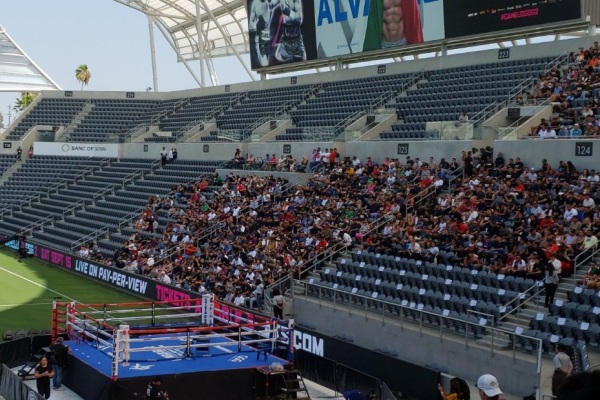 Всё самое интересное с открытой тренировки Геннадия Головкина и Сауля «Канело» Альвареса