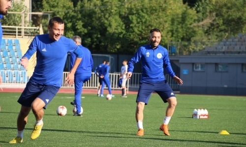 Фоторепортаж с тренировки «Окжетпеса»