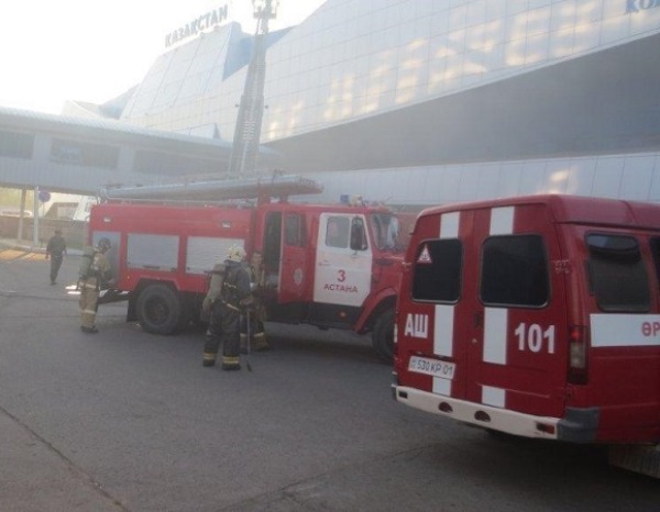 Озвучены причины пожара в спорткомплексе «Казахстан» в Астане