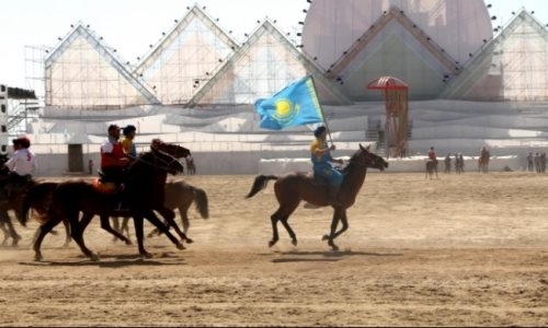 Сборная Казахстана по кокпару стартовала с победы на Всемирных играх кочевников
