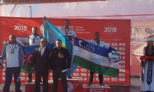 Казахстанский армрестлер стал чемпионом Всемирных игр кочевников