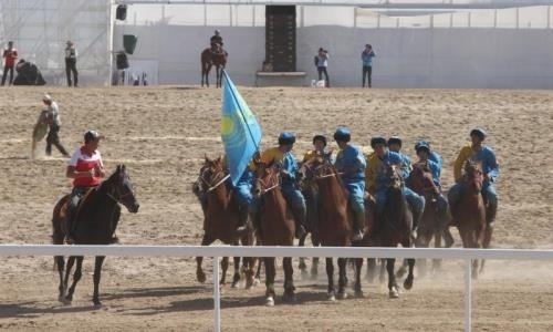 Казахстан обыграл США и вышел в полуфинал Всемирных игр кочевников по кокпару