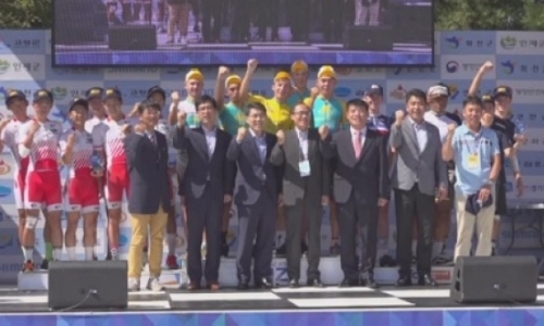 Казахстанцы не оставили шансов соперникам на многодневной гонке в Южной Корее