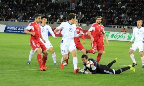 Сборные Казахстана и Грузии встречаются в пятый раз