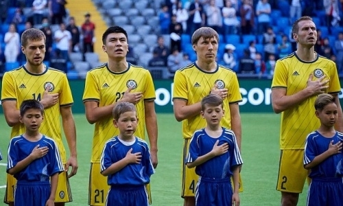 Завершился первый тайм матча Лиги наций Казахстан — Грузия