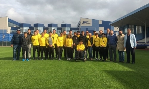 «Кайрат» посетил Академию футбольного клуба «Зенит»