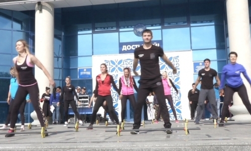 Три тысячи человек собрал фестиваль здоровья в Караганде