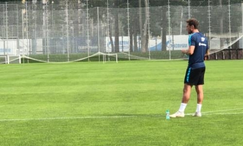 Звездный новичок провел первую тренировку в «Зените» перед матчем с «Кайратом»