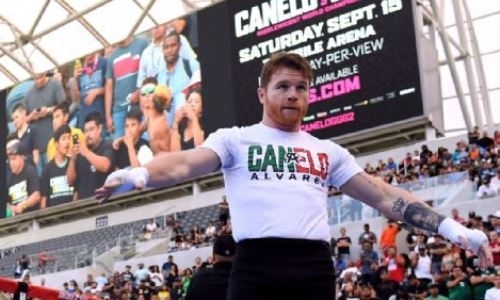 «Канело» определился с перчатками на второй бой с Головкиным