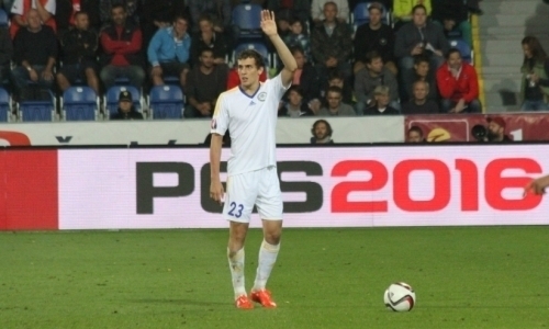 Сборная Казахстана забила первый гол в Лиге наций