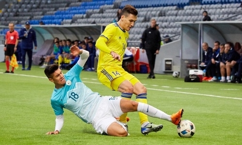 Молодежная сборная Казахстана уступает Словении после первого тайма отбора на ЕВРО-2019
