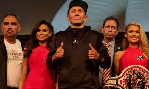 Фото и видео с финальной пресс-конференции Головкина и «Канело» перед вторым боем